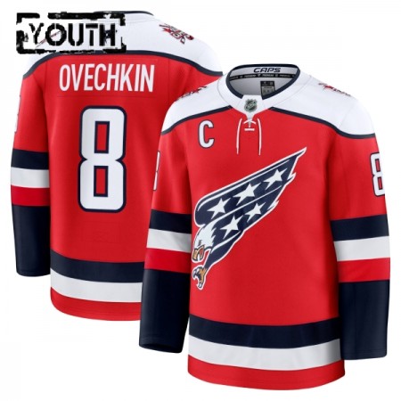 Lasten NHL Washington Capitals Pelipaita 2025-26 Fanatics Premium Alex Ovechkin Alternate Punainen Lasten NHL Washington Capitals Pelipaita 2025-26 Fanatics Premium Alex Ovechkin Alternate Punainen